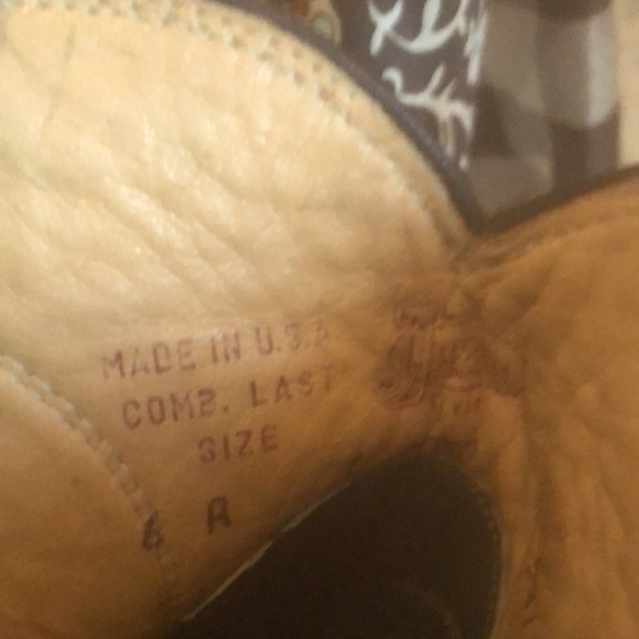 Justin cowboy boots size 6 - Picture 4 of 10